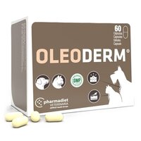 Supliment nutritional pentru caini si pisici Oleoderm, 60 capsule, Pharmadiet