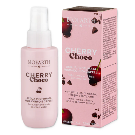 Apa parfumata cu extract de cacao, cirese si zmeura Cherry Choco, 100 ml, Bioearth