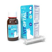 Supliment nutritional pentru sanatatea oculara la caini si pisici Vitoftal Lutein Plus Gel, 50 ml, Pharmadiet