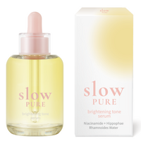 Ser de fata iluminator cu niacinamide si apa de catina, 50 ml, Slow Pure