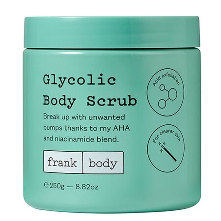 Exfoliant de corp cu acid glicolic, 250 ml, Frank Body