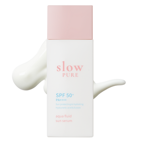 Ser de fata pentru protectie solara SPF50+ PA++++ Aqua Fluid, 50 ml, Slow Pure 740691
