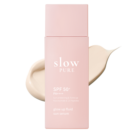 Ser de fata pentru protectie solara SPF50+ PA++++ Glow Up, 50 ml, Slow Pure 740715