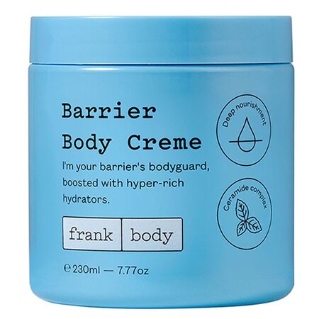 Crema de corp hidratanta cu ceramide si niacinamida Barrier, 230 ml, Frank Body