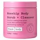 Exfoliant si gel de curatare 2 in 1 pentru corp cu ulei de macese, 250 g, Frank Body 740768