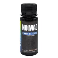 Shot pre-workout fara cafeina, Cola Lemon, No Mad, 60 ml, Pharma Grade