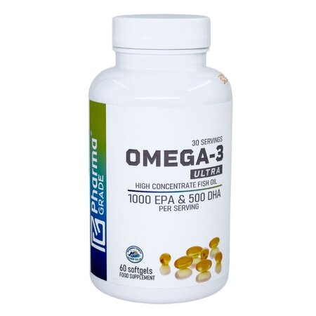Omega-3 Ultra, 60 capsule gelatinoase moi, Pharma Grade