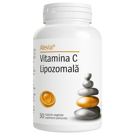 Vitamina C lipozomala, 30 capsule vegetale, Alevia