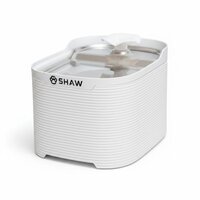 Fantana automata de apa cu tava din inox, pompa silentioasa si apa filtrata continuu Fresh, 2.5 L, Shaw