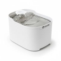 Fantana automata de apa cu tava din inox, pompa silentioasa si apa filtrata continuu Fresh, 2.5 L, Shaw