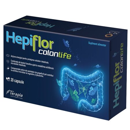 Hepiflor Colonlife, 20 capsule, Terapia 741403