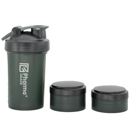 Shaker verde din plastic, 450 ml, Pharma Grade 741426