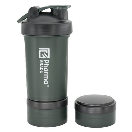 Shaker verde din plastic, 450 ml, Pharma Grade 741425