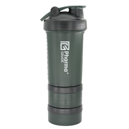 Shaker verde din plastic, 450 ml, Pharma Grade