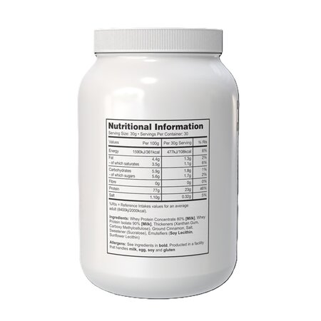 Shake proteic din zer Iso Grade Cinnamon Cereal Mix, 900 g, Pharma Grade 749313