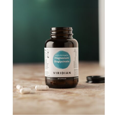Magneziu Bisglicinat High Potency, 60 capsule, Viridian 741548