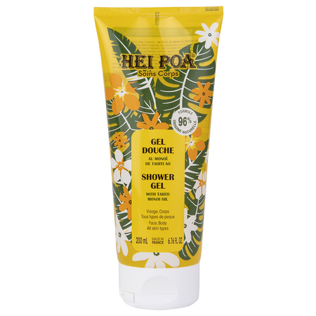 Gel de dus cu ulei de monoi, 150 ml, Hei Poa