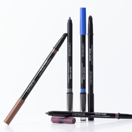 Creion de ochi 010 Black Stone, Velvet Glide Matte Eye Pencil, 1.4 g, Catrice 741738