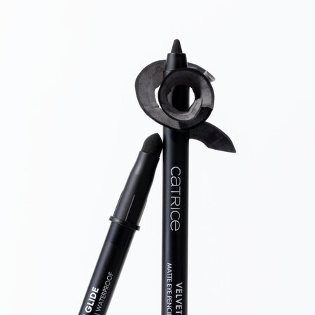 Creion de ochi 010 Black Stone, Velvet Glide Matte Eye Pencil, 1.4 g, Catrice 741737