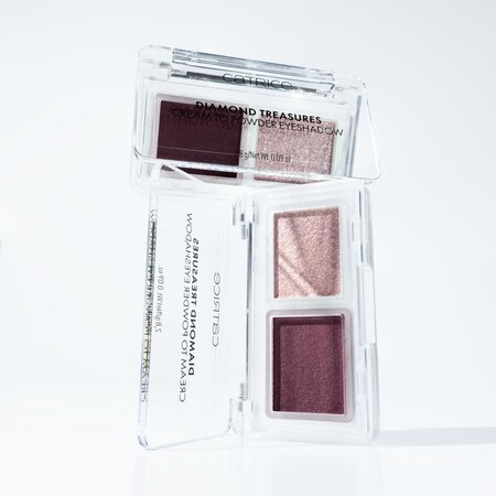 Fard pentru pleoape 060 Burgundy Glitz, Diamond Treasures, 2.8 g, Catrice 741811