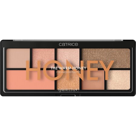 Paleta de farduri pentru ochi The Warm Honey Eyeshadow Palette, 9 g, Catrice 741830