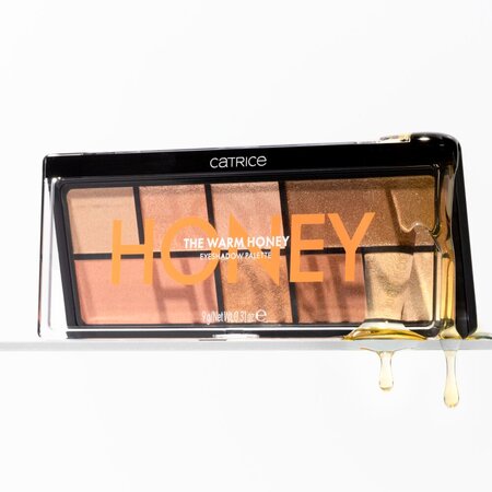 Paleta de farduri pentru ochi The Warm Honey Eyeshadow Palette, 9 g, Catrice 741829