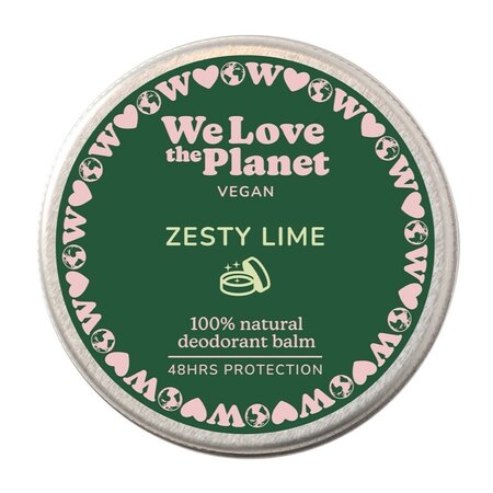 Deodorant natural crema Zesty Lime, 35 g, We love the planet