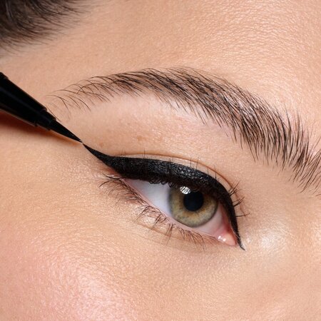 Tus pentru ochi rezistent la apa, 010 Ever Black, Hyper Liner Brush Eyeliner Waterproof, 0.52 ml, Catrice 741895