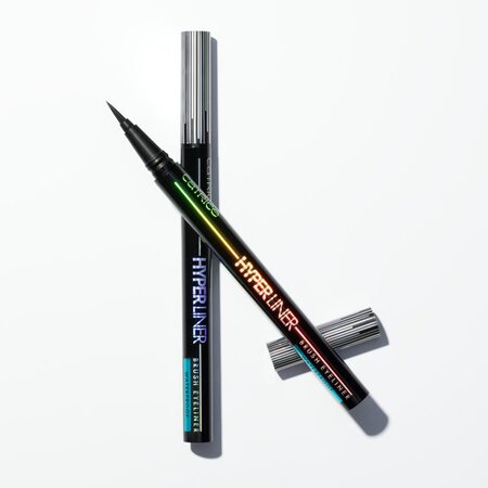 Tus pentru ochi rezistent la apa, 010 Ever Black, Hyper Liner Brush Eyeliner Waterproof, 0.52 ml, Catrice 741892