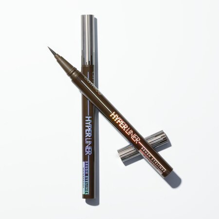 Tus pentru ochi rezistent la apa, 020 Dark Mocca, Hyper Liner Brush Eyeliner Waterproof, 0.52 ml, Catrice 741904