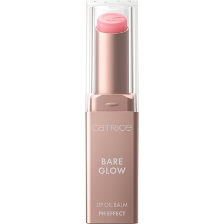 Balsam de buze, 010 Cool Pink, Bare Glow Lip Oil Balm, 3 g, Catrice