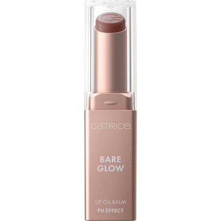 Balsam de buze, 020 Warm Mahogany, Bare Glow Lip Oil Balm, 3 g, Catrice