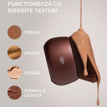 Pensula pentru aplicarea autobronzantului si machiajului pentru corp, 1 bucata, Cocosolis 742233