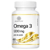Omega 3, 1200 mg, 60 capsule gelatinoase moi, BioSunLine