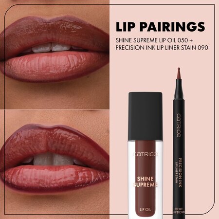 Creion de buze, 030 Over It Anyway, Precision Ink Lip Liner Stain, 1 ml, Catrice 742369