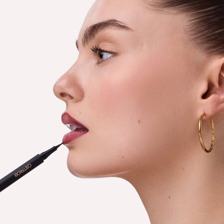 Creion de buze, 050 Dressed In Drama, Precision Ink Lip Liner Stain, 1 ml, Catrice 742380