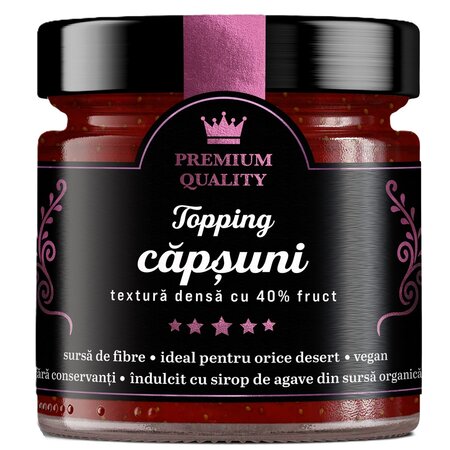 Topping cu capsuni, 250 ml, Laboratoarele Remedia