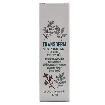 Ser antimicotic pentru unghii si cuticule, 15 ml, Transderm