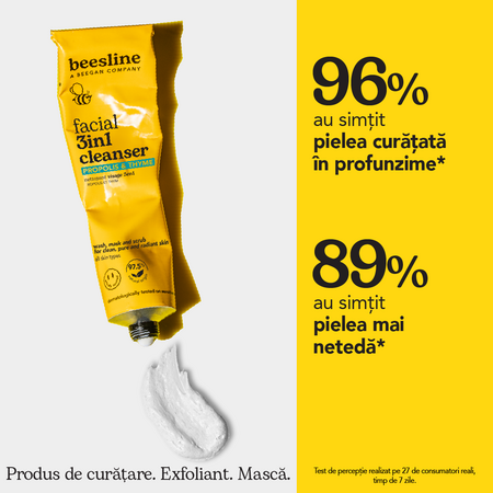 Demachiant 3 in 1 cu propolis si cimbru, 150 ml, Beesline 742477