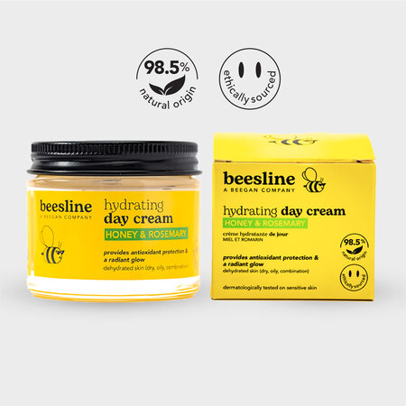 Crema hidratanta de zi cu miere si rozmarin, 50 ml, Beesline 742502