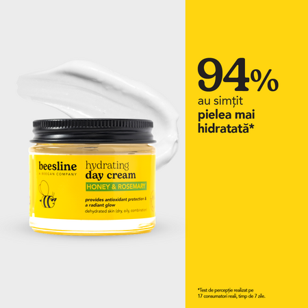 Crema hidratanta de zi cu miere si rozmarin, 50 ml, Beesline 742496