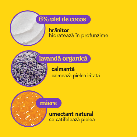Crema nutritiva pentru maini si corp cu miere si lavanda organica, 100 ml, Beesline 742513
