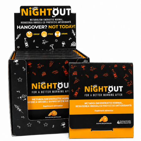 Nightout, 4 comprimate efervescente, Fast&Up