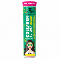 Collagen Builder Plant Based, 20 comprimate efervescente, Chic Nutrix
