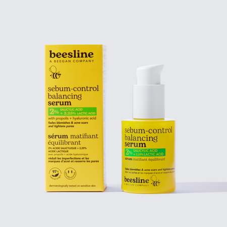 Ser facial cu acid salicilic si acid lactic pentru controlul sebumului, 30 ml, Beesline 742625