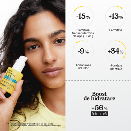 Ser super hidratant cu 10% acid hialuronic 4D si peptida, 30 ml, Beesline 742668