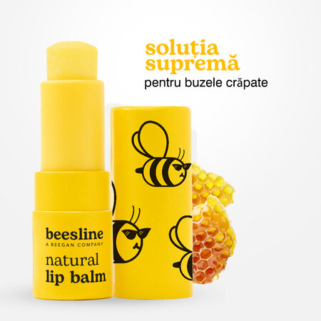 Balsam de buze natural fara aroma, 4.5 g, Beesline 742720