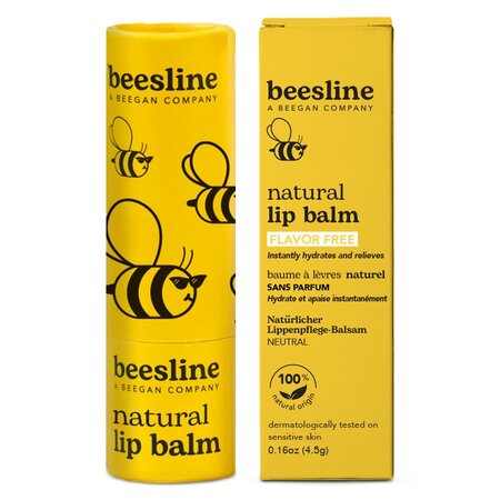 Balsam de buze natural fara aroma, 4.5 g, Beesline