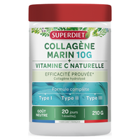 Colagen marin hidrolizat pudra + Vitamina C, 210 g, Superdiet