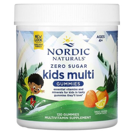 Multivitamine fara zahar pentru copii Ultimate Omega Gummy Chews, 120 jeleuri, Nordic Naturals